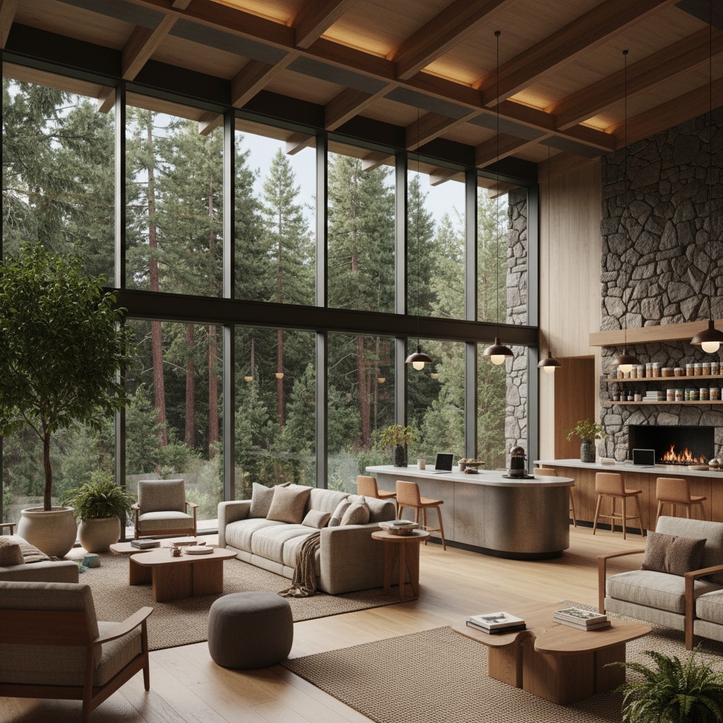 Interior of a Rangeway driver's lounge with warm lighting and comfortable seating